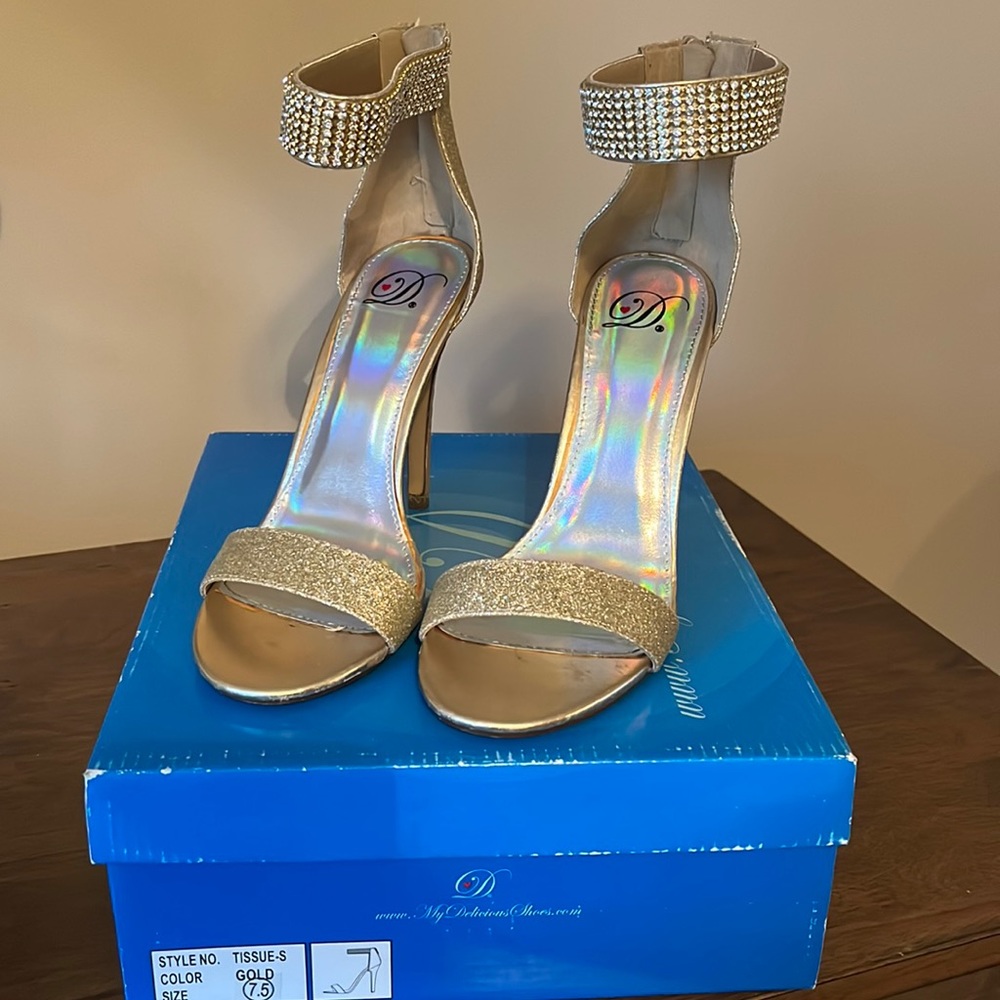 Gold heels